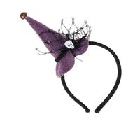 Wkldjf Serre-tête magique avec chapeau de sorcière - Accessoires d'Halloween et de cosplay - Bandeau unique pour enfants et femmes - Décoration de cheveux polyvalente