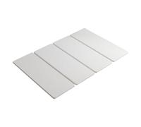 Wkldjf Tapis de séchage en diatomite souple et antidérapant avec base en PVC ramolli pour plan de travail pénétrable dans l'eau