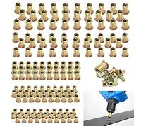 Wkmamo 150 Pcs Écrous à Riveter en Acier au Carbone Zingué M3 M4 M5 M6 M8 - Écrous Aveugles Filetés Insert