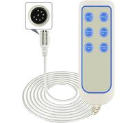 WKOLF Nouvelle contrôleur de Fauteuil inclinable électrique IP66, Commande de lit relevable à 6 Boutons et 8 Broches pour Fauteuil releveur électrique en PVC, PVC électrique IP66 pour Lits d'hôpital