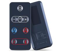 WKOLF Télécommande de rechange compatible avec Rowenta 2 en 1 ventilateur et radiateur soufflant HQ7111, HQ7112, noir