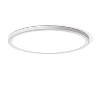 WKONCLDY Plafonnier LED encastrable 4700 lm, plafonnier LED super fin de 40,6 cm, plafonnier LED 5000 K pour chambre à coucher, salon, salle à manger (blanc, 1 pièce)