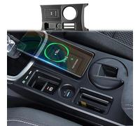 Wkopet Chargeur De Voiture sans Fil pour Audi A3 8V 8Y S3 2021-2023,Panneau D'accessoires De Console Centrale,Tapis De Charge Rapide Qi 15 W pour Tout Téléphone Compatible Qi