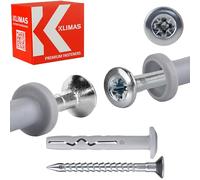 Wkret-Met Chevilles à frapper SMK Chevilles à clou Dübel Chevilles à clou avec col à tête cylindrique (8 x 120-100 pcs.)