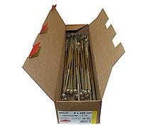 Wkręt-Met KLIMAS sp. z o.o. Lot de 50 vis à tête plate pour construction en bois, toutes tailles, à tête plate, 6 x 300 mm, TX30