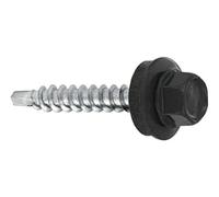 Wkret-Met Lot de 200 vis autoforeuses à tôle 4,8 x 55 mm pour support en bois RAL7016 (anthracite)