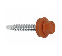 Wkret-Met RAL8004 Lot de 200 vis à tôle 4,8 x 70 mm pour bois Marron cuivré