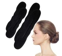 WKRTDY Le kit chignon magique - Donut Bun Maker, 4 Accessoires en Mousse pour une Coiffure Facile - Adapté aux Femmes, Filles, Enfants, danseuses de Ballet - 2 Tailles Petites et 2 Grandes Disponibles