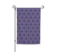 WKSGDSG Drapeaux de jardin double face pour décoration extérieure, bannière de cour en polyester robuste de 45 x 30 cm, drapeaux de jardin de manoir hanté, fanion de patio résistant aux intempéries