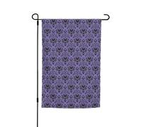 WKSGDSG Drapeaux de jardin double face pour décoration extérieure, bannière de cour en polyester robuste de 45 x 30 cm, drapeaux de jardin de manoir hanté, fanion de patio résistant aux intempéries