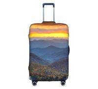 WKSGDSG Housse de bagage pour valise approuvée par la TSA, Blue Ridge Parkway Mountains, housse de protection élastique pour bagages de 45,7 à 53,3 cm, anti-rayures et lavable, pour adultes et enfants