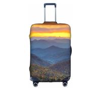 WKSGDSG Housse de bagage pour valise approuvée par la TSA, Blue Ridge Parkway Mountains, housse de protection élastique pour bagages de 45,7 à 53,3 cm, anti-rayures et lavable, pour adultes et enfants