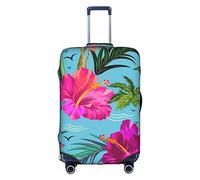 WKSGDSG Housse de bagage pour valise approuvée par la TSA, housse de protection élastique Hello Hawaii pour bagages de 45,7 à 53,3 cm, anti-rayures et lavable, pour adulte et enfant, Hello Hawaii, L