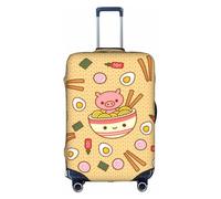 WKSGDSG Housse de bagage pour valise approuvée par la TSA, housse de protection élastique pour valise de voyage de 45,7 à 53,3 cm, anti-rayures et lavable, pour adulte et enfant, Delicious Sweet Ramen