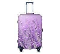 WKSGDSG Housse de bagage pour valise, approuvée par la TSA, housse de protection élastique pour valise de voyage de 45,7 à 53,3 cm, anti-rayures et lavable, pour adulte et enfant, Lavande violette