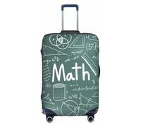 WKSGDSG Housse de bagage pour valise, approuvée par la TSA, leçon de mathématiques, housse de protection élastique pour valise de 45,7 à 53,3 cm, anti-rayures et lavable, housse de valise de voyage