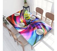WKSGDSG Nappes ajustées pour table rectangulaire de 1,2 m, nappe colorée à bords élastiques, imperméable et facile à nettoyer pour intérieur ou extérieur, cuisine, salle à manger, fêtes, 122 x 76 cm