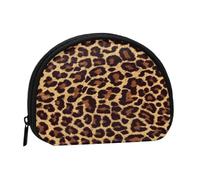 WKSGDSG Petit porte-monnaie avec fermeture éclair, papier peint à motif léopard, porte-monnaie, porte-monnaie portable pour femmes et filles, sac de monnaie tendance en toile avec porte-clés, sac de
