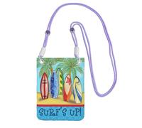 WKSGDSG Pochette de téléphone à bandoulière pour homme et femme, sac portefeuille pour planche de surf, petit sac à bandoulière pour les essentiels de voyage, sac à main étanche avec blocage RFID