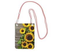 WKSGDSG Pochette de téléphone à bandoulière pour homme et femme, sac portefeuille sur le thème des plantes, petit sac à bandoulière pour les essentiels de voyage, sac à main étanche avec blocage RFID