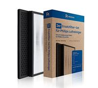 wkstore Filtre de rechange compatible avec Philips AC1214 AC1215 AC1217 AC2729 Purificateur d'air | Remplacement pour Philips FY1410/30 FY1413/30 | HEPA + Filtre à charbon actif (1 pièce)