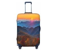 WKSZCYHLKL Blue Ridge Housse de protection élastique pour valise Motif montagnes Parkway, Noir , XL