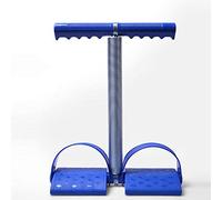 Wkuk Rameur élastique Appareil multifonction avec poignées à ressort élastique sur pédales Exercices pour abdominaux jambes Fitness Yoga, WKUK-324, bleu