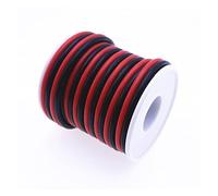 WKWPYCYUH 2pin Fil de Silicone supplémentaire en Silicone 2 4AWG 22 20 18 16 14 1 2AWG Résistance for Haute température Rouge + câble de Silicone Noir Fils et câbles(10M_14 AWG)
