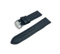 WKWPYCYUH 5 morceaux de bracelet rétro brun clair Puce Bracelet en cuir acier inoxydable boucle accessoires montre Bracelet de montre(Noir,18mm)