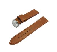 WKWPYCYUH 5 morceaux de bracelet rétro brun clair Puce Bracelet en cuir acier inoxydable boucle accessoires montre Bracelet de montre(Light Coffee,20mm)