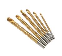WKWPYCYUH 6pcs HSS Foret Bit for Tisseur en carbure métallique Tissage en métal Trou de perçage Perceuse enrobé bit