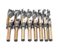 WKWPYCYUH 8pcs Tour réduit 1/2 "Shank HSS Set de Foret Twist Twist CNC Métrique 14-25.5mm bit