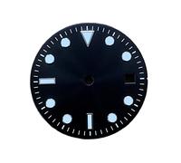 WKWPYCYUH Accessoire Watch Cadran vert lumineux 28.5mm Convient for l'assemblage 8215.2813 Mouvement automatique Cadran de montre(Noir)