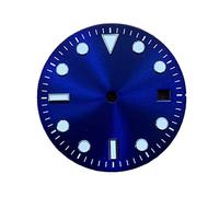 WKWPYCYUH Accessoire Watch Cadran vert lumineux 28.5mm Convient for l'assemblage 8215.2813 Mouvement automatique Cadran de montre(Blu)