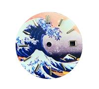 WKWPYCYUH Accessoires de surveillance 28.5mm Numéro de surf non lumineux convient for l'assemblage 2813, 8215, 2824 Mouvement automatique Cadran de montre