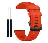 WKWPYCYUH Bracelets de montre compatibles for Garmin Forerunner 955 22 mm, bracelets en silicone compatibles for Forerunner 945 935 745 Fenix 5 6. Bracelet de montre(Rosso,22mm)
