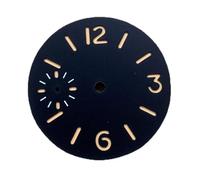 WKWPYCYUH Montre Accessoires Cadran for les mains 34.5mm Vert Lumineux Convient for 6497, 6498, 3600 Calibre 0.8 Assemblage de l'épaisseur 44mm Cadran de montre(Giallo)