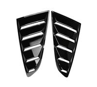 WKXTECZT Accessoires Auto Stores Vitres Persiennes Vitres Arrière Grilles Aération Latérales pour F&ord pour Mustang 2015 2016 2017 2018 2019-2021(Noir Brillant)
