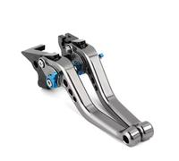 WKXTECZT Frein Et Embrayage pour Triumph 765 pour Street Triple R 2017 2018 2019 Frein Moto Frein Réglable Embrayage Levier Poignée Levier(Titanium Blue)