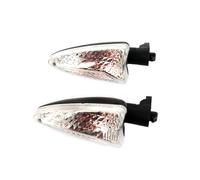 WKXTECZT Le Voyant Clignote pour Aprilia pour Shiver 750 2010-2016 pour Dorsoduro 750 2008-2016 pour Dorsoduro 1200 2011-2016 Clignotant De Moto Clignotant Indicateur Clignotant Lampe(Clair 105mm)