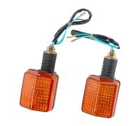 WKXTECZT Le Voyant Clignote pour CB 250 350 400 500 650 900 pour Shadow 750 Moto 2X Feux Moto Ambre Moto Signal Indicateur Lampe Accessoires Clignotant Indicateur Clignotant Lampe