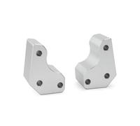 WKXTECZT Protection Guidon Moto pour GTR 1400 ZG1400 pour Concours 1400 2008-2020 Adaptateur Rehaussement De Guidon Moto Extension Montage Protège-Mains(Argent)