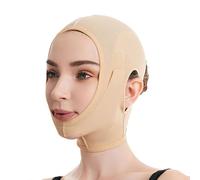 WKZSXXMJ Bandage Compressif pour le cou et le Menton Après une Intervention Chirurgicale À Utiliser Après une Chirurgie du Visage et du Menton(Skin,L)
