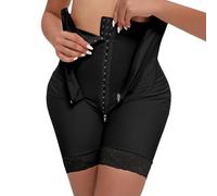 WKZSXXMJ Gaine Amincissante pour Femmes, Niveau 2 Contrôle du Ventre, Rehausseur de Fesses, Amincissement des Cuisses Short de Compression Amincissant les Cuisses(Schwarz,M)