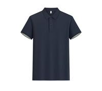 WKZSXXMJ Polos Personnalisés pour Hommes et Femmes Votre Propre Texte, Logo ou Nom Polo de Golf Athlétique Dry Fit Polo Décontracté à col Slim(Blue,XXL)