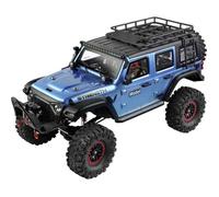 WL Toy bleu métal brushed 1:10 Auto RC électrique Crawler 4 roues motrices (4WD) prêt à fonctionner (RtR) 2,4 GHz avec