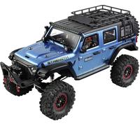 WL Toy bleu métal brushed 1:10 Auto RC électrique Crawler 4 roues motrices (4WD) prêt à fonctionner (RtR) 2,4 GHz avec accu et