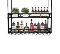 WLABCD Grille de Vin, Bar, Restaurant, Grille À Vin, Porte-Verre Multifonction Réglable Réglable Hauteur de Bouteille de Bouteille de Bouteille de Stockage,80X35X54Cm