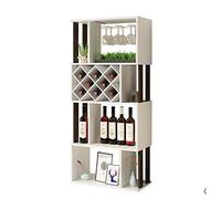 WLABCD Racque À Vin Accueil Porte-Vins Rack Verre Verre Restaurant Bar S, Solide Solide Wood Display Cabinet Salon Robinet de Stockage
