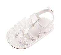 Wlabe Chaussure Bébé Fille Sandale Bebe Garcon 23 Chausson Bebe Cuir Souple Chaussures Enfant Garcon 27 Habit Bebe Fille 6 Mois Ete Sandale Fille 25 Blanche Sandale Fille 27 Pas Cher(6-12 Months)